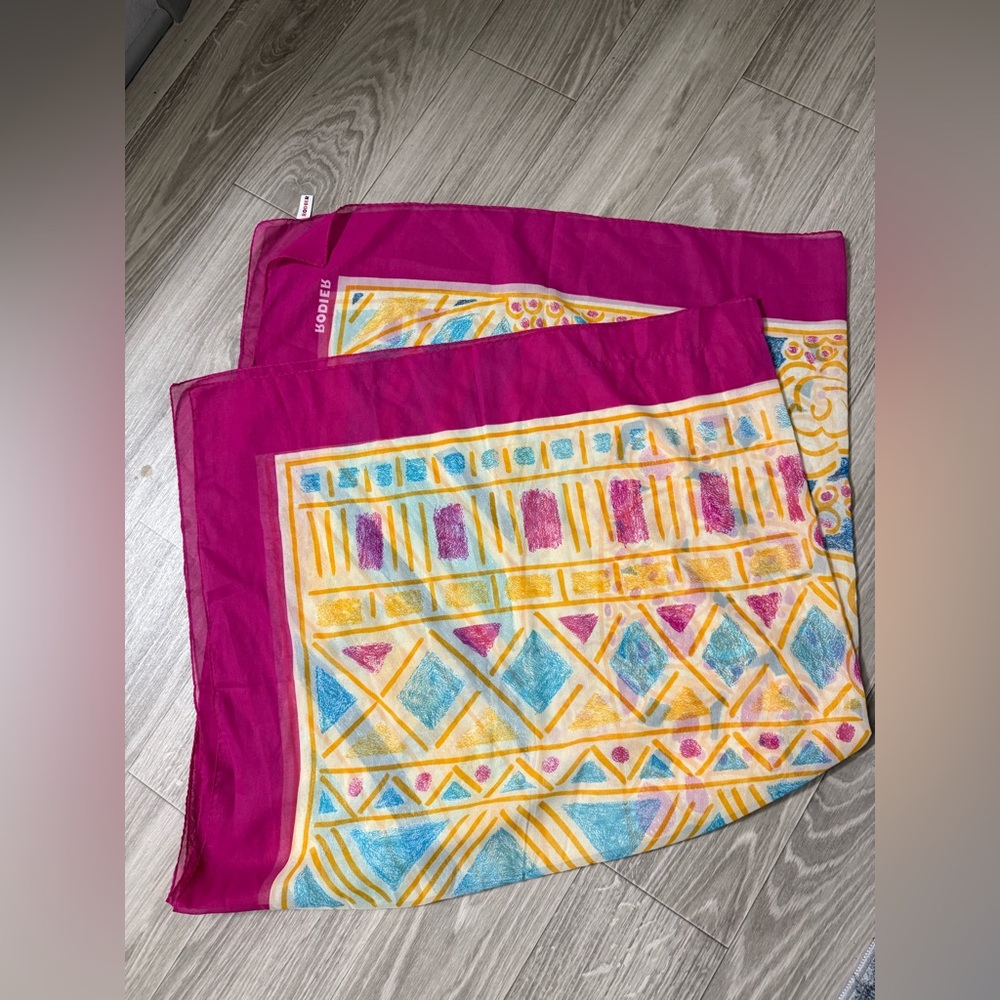 Vtg RODIER SCARF - Picture 1 of 3
